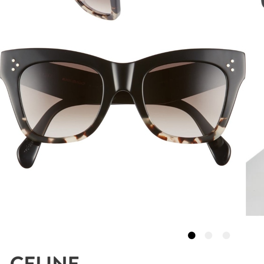 Celine two tone gradient cat eye sunglasses
